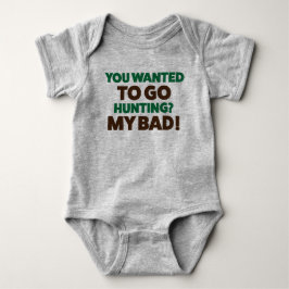 Funny Hunting Jersey Bodysuit für Baby Baby Strampler