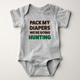 Funny Hunting Jersey Bodysuit für Baby Baby Strampler