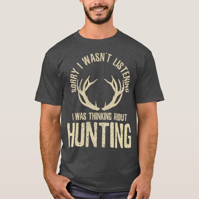 Funny Hunting Quote Saying Deer Venison Elk Gift T-Shirt (Vorderseite)