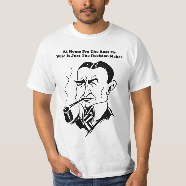 Funny Husband Ehefrau Ehe Zitate Sprichwort Kunst T-Shirt (Vorderseite)