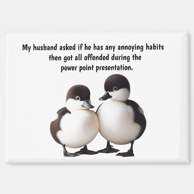 Funny Husband Humor Magnet (Vorderseite)