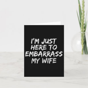 Funny Husband ist gerade hier, um meine Ehefrau zu Karte