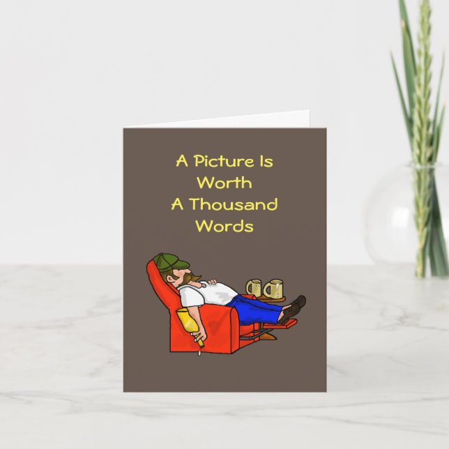 Funny Husband Wertungskarte Karte (Vorderseite)