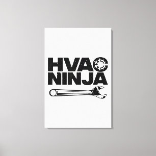Funny HVAC Geschenk für Männer Cooler Techniker Ai Leinwanddruck