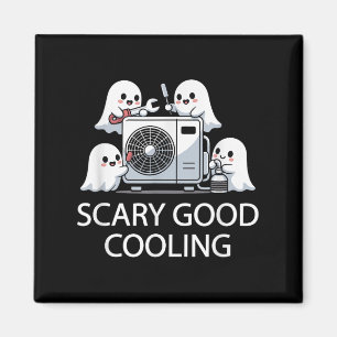 Funny Hvac Technician Ghost Halloween Kostüm Soky Magnet