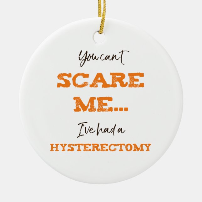 Funny Hysterectomy Operation Erholung Keramik Ornament (Vorne)