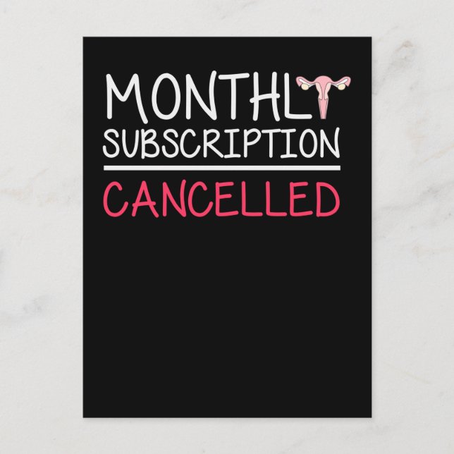 Funny Hysterektomy Support Uterus Removal Postkarte (Vorderseite)