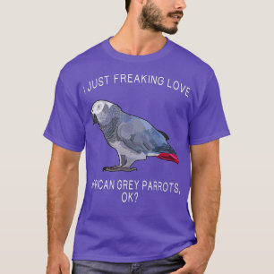 Funny I gerade erst Liebe Afrikanischer Grau-Papag T-Shirt