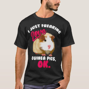 Funny I just Freaking Liebe Guinea Schweine Coolen T-Shirt
