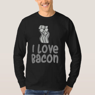 Funny I Liebe Bacon For Men Women Kinder Jugend Sc T-Shirt