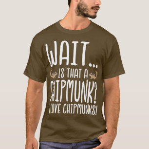 Funny I Liebe Chipmunks T-Shirt