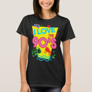 Funny I Liebe Der Niedliche Pop der 90er Jahre Lov T-Shirt