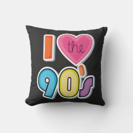 Funny I Liebe Die 90er, 1990er Theme Party Kissen