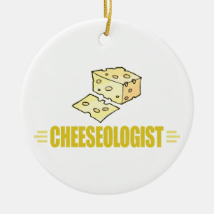 Funny I Liebe Käse Keramikornament