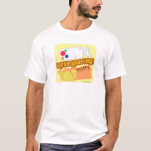 Funny I Liebe Loafen Brot Cartoon T-Shirt