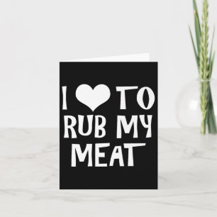 Funny I Liebe, meine Fleischpitmaster-Grillen zu r Karte