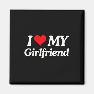 Funny I Liebe meine heiße Freundin ich höre meine Magnet