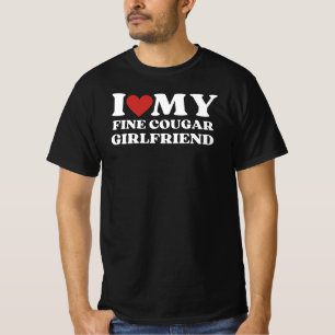 Funny I Liebe meine schöne Cougar Girlfriend T-Shirt