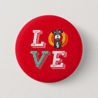 Funny I Liebe Miniatur Schnauzer I Hecht Hund Love