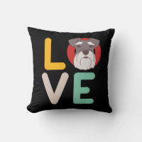 Funny I Liebe Miniatur Schnauzer I Hecht Hund Love
