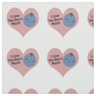 Funny I Liebe You Berry Much Niedlich Kawaii Blueb Stoff