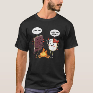 Funny I Liebe You's more Marshmallow Summer Camp F T-Shirt