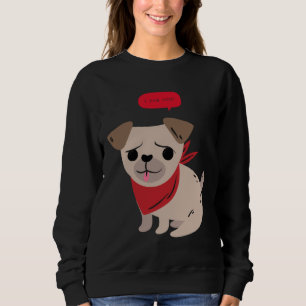 Funny I Mops you, lustiger Mops Liebhaber Shirt Pr