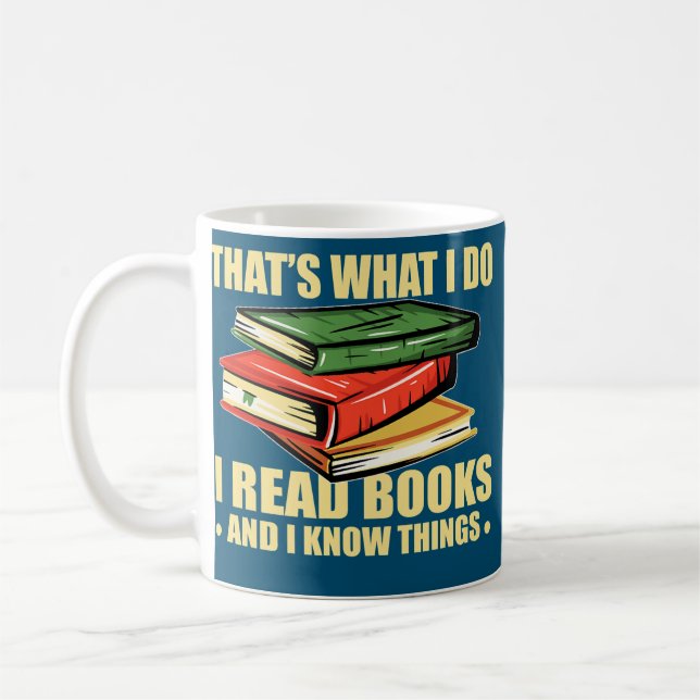 Funny I Read Books  Kaffeetasse (Links)