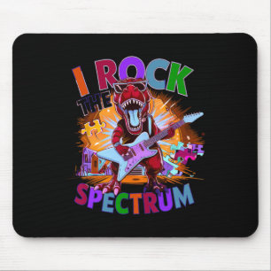Funny I Rock the Spectrum Autismus Mutter Bewussts Mousepad