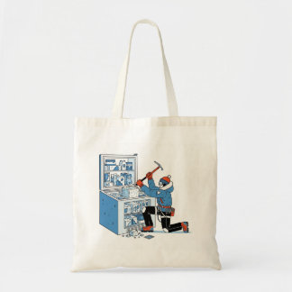 Funny Ice Climber Gefrierzer Totasche Tragetasche