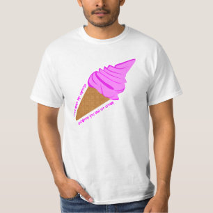 Funny Ice Cream Tee Shirt für Männer