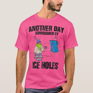 Funny Ice Fishing Fish House Spee House Winter Fi T-Shirt