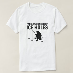 Funny Ice Fishing Gift for Men Schnee hält Fairnes T-Shirt