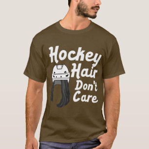 Funny Ice Hockey for Women Girls Field Hockey Helm T-Shirt