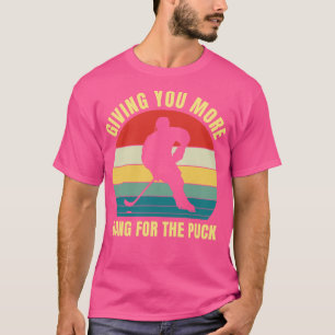 Funny Ice Hockey Forward Mehr Knall für den Puck T-Shirt