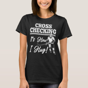 Funny Ice Hockey Geschenk für Kinder Jungen Mädche T-Shirt