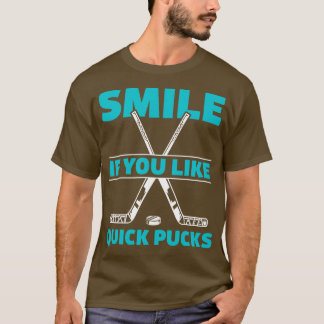 Funny Ice Hockey-Spieler im Überblick T-Shirt