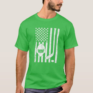 Funny Ice Hockey St Patricks Day Irish American F T-Shirt