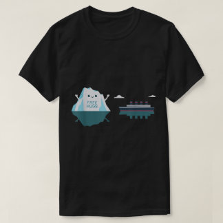 Funny Iceberg Free Hugs Meme Design T-Shirt