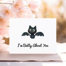 Funny, ich bin Batty über dich Bat Valentine mit N