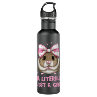 Funny, ich bin buchstäblich nur eine Girl Sad Hams Edelstahlflasche