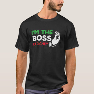 Funny Ich bin die Boss Italienische Nonna Nonno T-Shirt