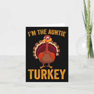 Funny ich bin die Tante Türkei Funny Auntie Thanks Karte