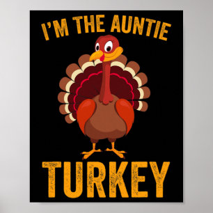Funny ich bin die Tante Türkei Funny Auntie Thanks Poster