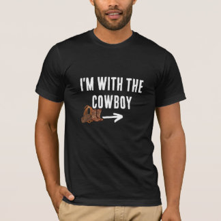 Funny "Ich bin mit dem Cowboy" Matching Halloween T-Shirt