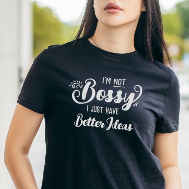 Funny, ich bin nicht Bossy T-Shirt (I'm not bossy t-shirt)
