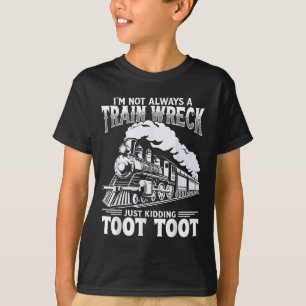 Funny Ich bin nicht immer ein Zugwrack, nur zu kid T-Shirt