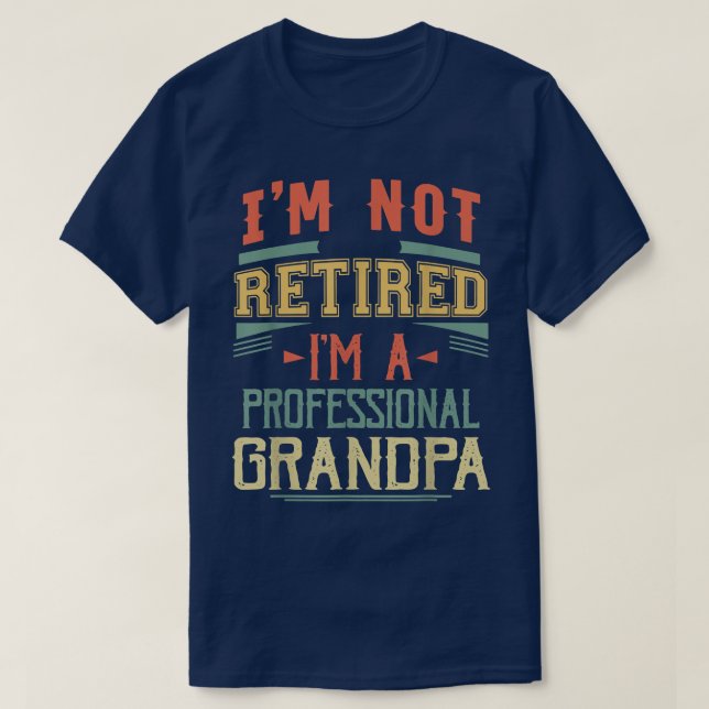 Funny, ich bin nicht müde, ich bin ein Beruflicher T-Shirt (Design vorne)