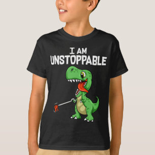 Funny Ich bin nicht zu stoppen T-Rex Dinosaur Grab T-Shirt