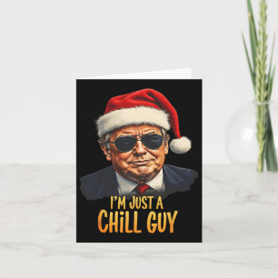 Funny, ich bin nur ein kalter Typ Trump Weihnachts Karte
